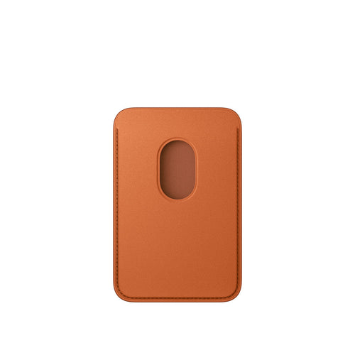 Apple Leather Wallet with MagSafe (for iPhone)-Fox Orange