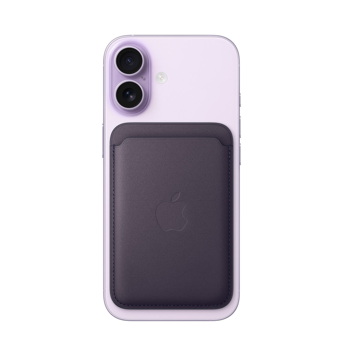 Apple Leather Wallet with MagSafe (for iPhone)-Midnight Purple
