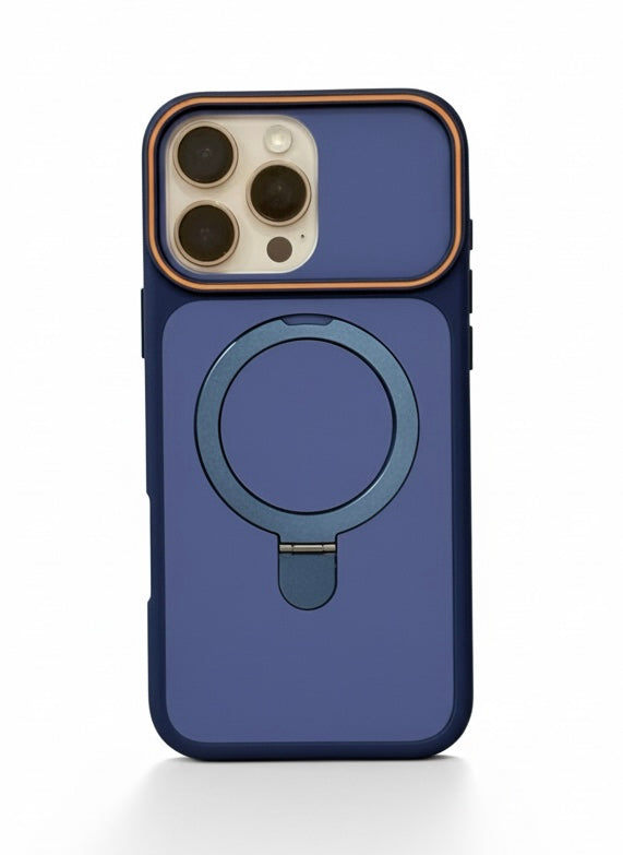 MAGSAFE RING BLUE – Premium Magnetic Stand iPhone Case