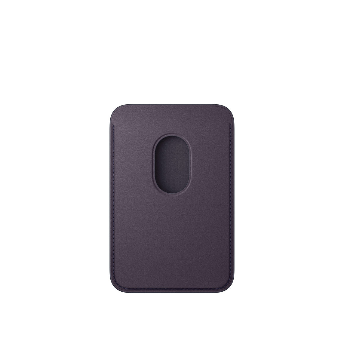Apple Leather Wallet with MagSafe (for iPhone)-Midnight Purple